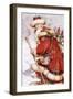 Father Christmas with Toys-Anne Yvonne Gilbert-Framed Giclee Print