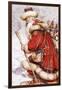 Father Christmas with Toys-Anne Yvonne Gilbert-Framed Giclee Print