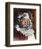 Father Christmas-Avery Tillmon-Framed Art Print