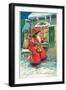 Father Christmas-German School-Framed Giclee Print