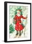 Father Christmas-German School-Framed Giclee Print