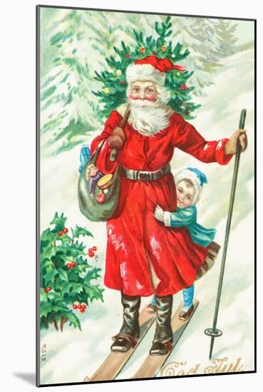 Father Christmas-German School-Mounted Giclee Print