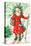 Father Christmas-German School-Stretched Canvas