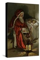 Father Christmas-Lizzi Mack-Stretched Canvas