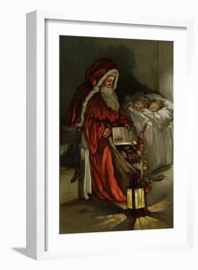 Father Christmas-Lizzi Mack-Framed Giclee Print