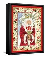 Father Christmas-Gwendolyn Babbitt-Framed Stretched Canvas