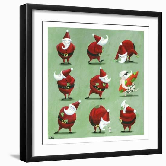 Father Christmas-Louise Tate-Framed Giclee Print