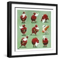 Father Christmas-Louise Tate-Framed Giclee Print