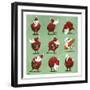 Father Christmas-Louise Tate-Framed Giclee Print