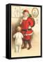 Father Christmas-German School-Framed Stretched Canvas