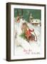 Father Christmas-German School-Framed Giclee Print