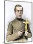 Father Damien, Missionary to the Leper Colony in Hawaii, 1800s-null-Mounted Giclee Print
