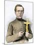 Father Damien, Missionary to the Leper Colony in Hawaii, 1800s-null-Mounted Giclee Print