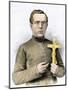 Father Damien, Missionary to the Leper Colony in Hawaii, 1800s-null-Mounted Giclee Print