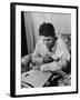 Father Feeding His Baby So That His Wife Can Go to the Movies-Alfred Eisenstaedt-Framed Photographic Print