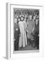 Father Gabon, Leader of the Strike Movement, in St. Petersburg with General Fullon, 1905-null-Framed Giclee Print