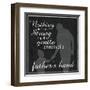 Father Hand-Lauren Gibbons-Framed Art Print