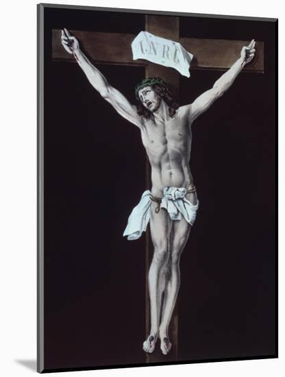 Father, into Thy Hands I Commend My Spirit-Currier & Ives-Mounted Giclee Print