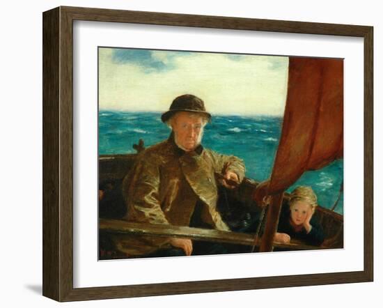 Father Is at the Helm, 1889-William McTaggart-Framed Giclee Print