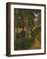 Father Jean's Walk or the Red Roofs, 1886-Paul Gauguin-Framed Giclee Print