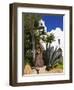Father Junipero Serra Statue, Mission Basilica San Diego De Alcala, San Diego, California-null-Framed Photographic Print