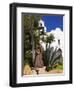 Father Junipero Serra Statue, Mission Basilica San Diego De Alcala, San Diego, California-null-Framed Photographic Print