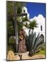 Father Junipero Serra Statue, Mission Basilica San Diego De Alcala, San Diego, California-null-Mounted Photographic Print