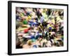 Father Kisses His Child Amidst Thousands of Evacuees Still Housed in a Gymnasium, Philippines-null-Framed Photographic Print