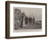 Father Kneipp's Water Cure, Patients Walking Barefooted on the Wet Grass at Worishofen, Germany-null-Framed Giclee Print