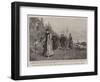 Father Kneipp's Water Cure, Patients Walking Barefooted on the Wet Grass at Worishofen, Germany-null-Framed Giclee Print