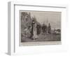 Father Kneipp's Water Cure, Patients Walking Barefooted on the Wet Grass at Worishofen, Germany-null-Framed Giclee Print