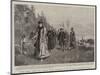 Father Kneipp's Water Cure, Patients Walking Barefooted on the Wet Grass at Worishofen, Germany-null-Mounted Giclee Print