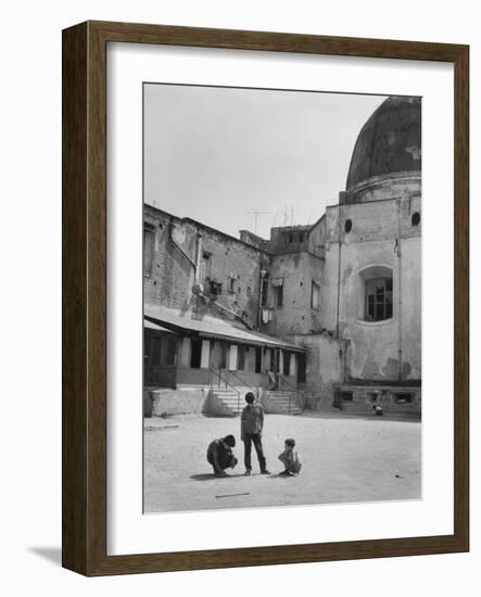 Father Mario Borelli - Casa Dello Scugnizzo-Jean Finzi-Framed Photographic Print