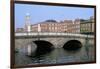 Father Mathey Bridge, Liffey River, Dublin, County Dublin, Eire (Ireland)-Bruno Barbier-Framed Photographic Print