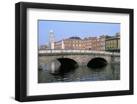 Father Mathey Bridge, Liffey River, Dublin, County Dublin, Eire (Ireland)-Bruno Barbier-Framed Photographic Print