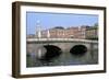 Father Mathey Bridge, Liffey River, Dublin, County Dublin, Eire (Ireland)-Bruno Barbier-Framed Photographic Print