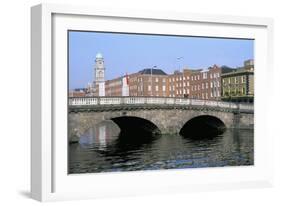 Father Mathey Bridge, Liffey River, Dublin, County Dublin, Eire (Ireland)-Bruno Barbier-Framed Photographic Print