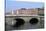 Father Mathey Bridge, Liffey River, Dublin, County Dublin, Eire (Ireland)-Bruno Barbier-Stretched Canvas