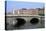 Father Mathey Bridge, Liffey River, Dublin, County Dublin, Eire (Ireland)-Bruno Barbier-Stretched Canvas