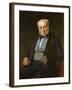 Father of the Artist (Oil on Canvas)-Jules Elie Delaunay-Framed Giclee Print