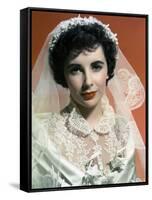 FATHER OF THE BRIDE, 1950 directed by VINCENTE MINNELLI Elizabeth Taylor (photo)-null-Framed Stretched Canvas