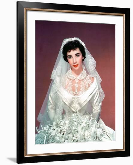 FATHER OF THE BRIDE, 1950 directed by VINCENTE MINNELLI Elizabeth Taylor (photo)-null-Framed Photo