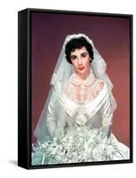 FATHER OF THE BRIDE, 1950 directed by VINCENTE MINNELLI Elizabeth Taylor (photo)-null-Framed Stretched Canvas