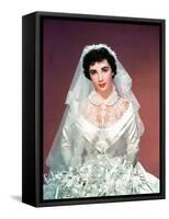 FATHER OF THE BRIDE, 1950 directed by VINCENTE MINNELLI Elizabeth Taylor (photo)-null-Framed Stretched Canvas