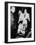 FATHER OF THE BRIDE, 1950 directed by VINCENTE MINNELLI On the set, Vincente Minnelli with Judy Gar-null-Framed Photo