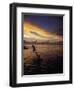 Father Playfully Throwing Son in Water-Barry Winiker-Framed Photographic Print