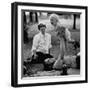 Father Playing with His Child During a Picnic-Allan Grant-Framed Photographic Print