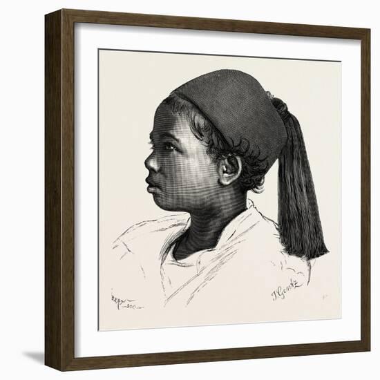 Father's Darling. Egypt, 1879-null-Framed Giclee Print