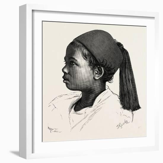 Father's Darling. Egypt, 1879-null-Framed Giclee Print