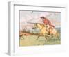 Father's Gone a Hunting-Randolph Caldecott-Framed Giclee Print